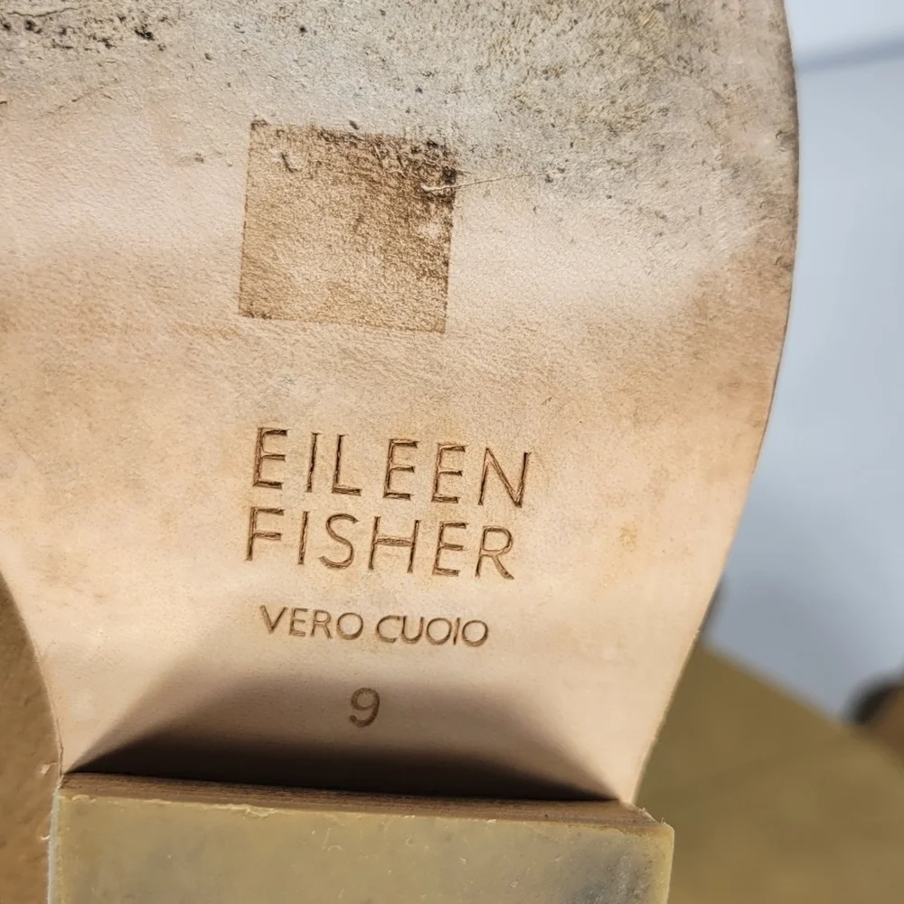 Eileen Fisher Leather Boots #657 Size 9